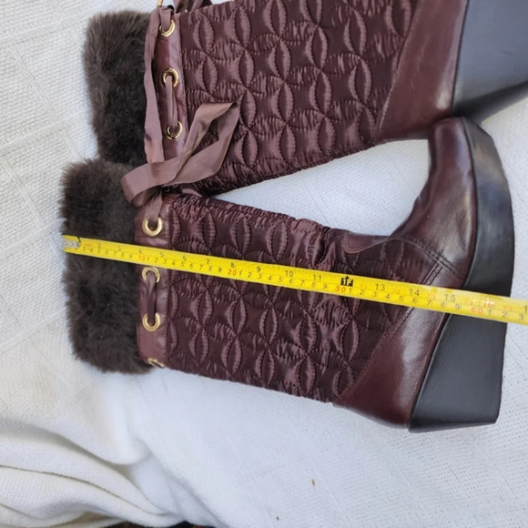 Report Chestnut Quilted Snow/ Rain boots‎ 8 - Picture 7 of 14